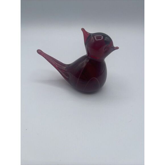 Gibson Other - Gibson 1985 Red Glass Bird‎ Figurine